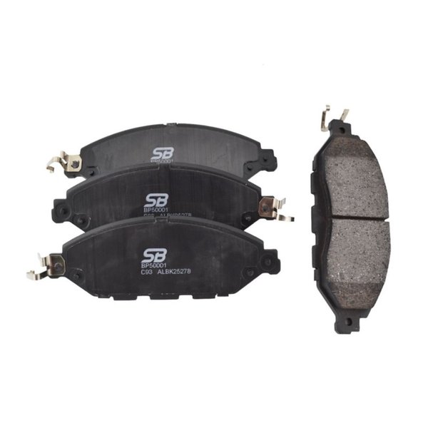 Колодки тормозные передние Nissan D1060-3JA0B SB Nagamochi BP50001 R52R Z52 L50 JX35 (SP1713,NP2068)