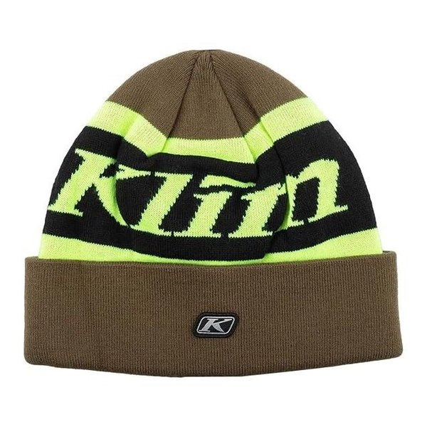 Шапка Belmont Point Beanie Dark Olive - Hi-Vis