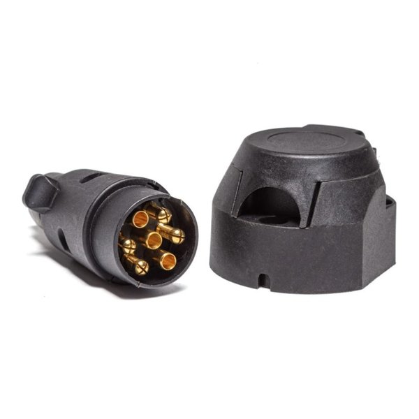 Комплект  7pin 12V - Вилка  + Розетка пластик