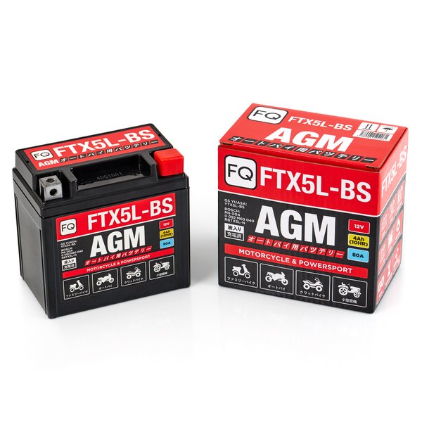 Аккумулятор мото   FQ     FTX5L  AGM  4A L