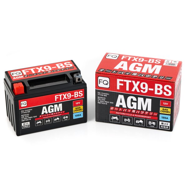 Аккумулятор мото  FQ   FTX9  AGM 8А R