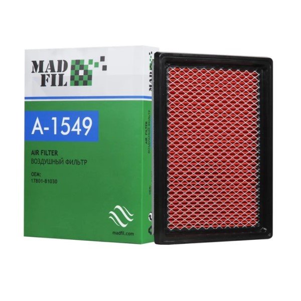 Фильтр воздушный Madfil A-1549 (A-1049 Vic) 