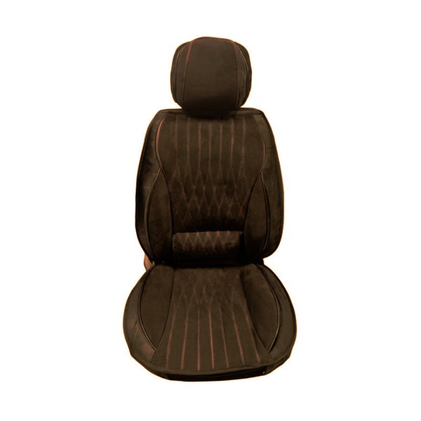 Чехол На Перед Велюр перфорация Коричневые Премиум