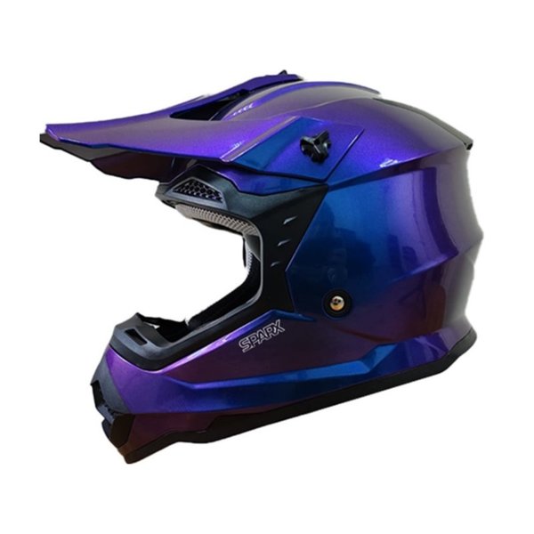 Шлем эндуро SPARX Jet Chameleon (WS- 905) синий YM