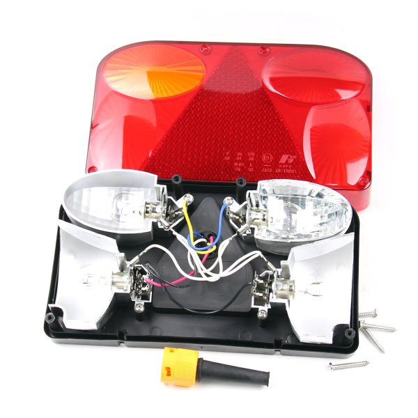 Фонарь задний многофункциональный Trailercom TR001 Bajonet левый 5F (лампы)