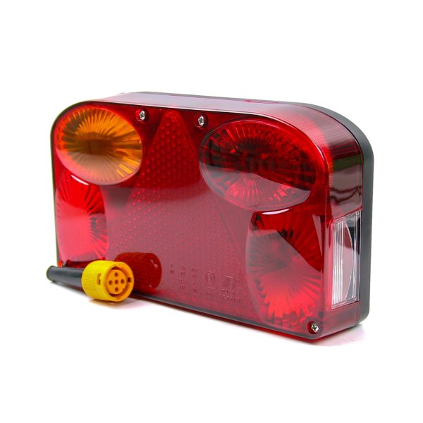 Фонарь задний многофункциональный Trailercom TR001 Bajonet левый 5F (лампы)