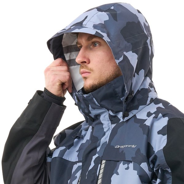 Мембранная куртка QUAD PRO Man Dark Camo-Black L Dragonfly 