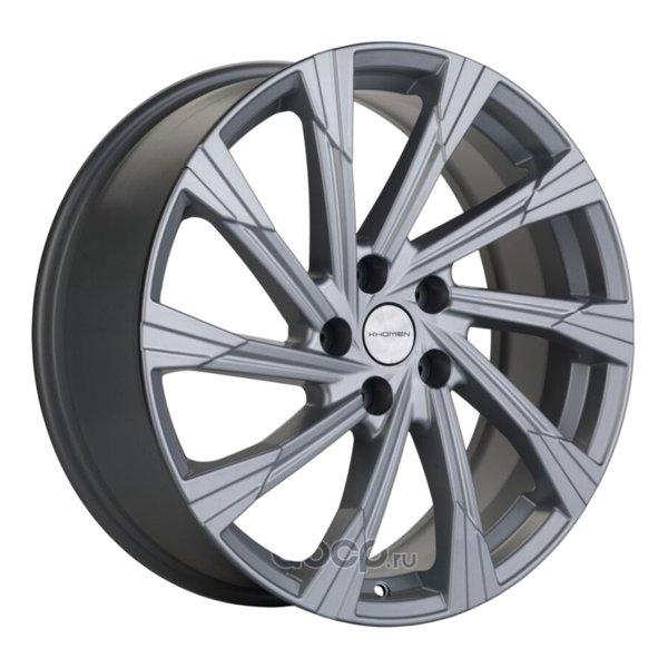 Диск литой 19*7,5 5*108 ET46 63,4 KHW1901 Brilliant Silver Khomen Б/У