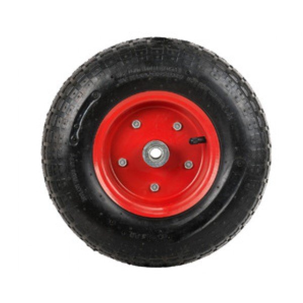 Колесо для тачки садовой W13-400/6 (под ось 16мм)