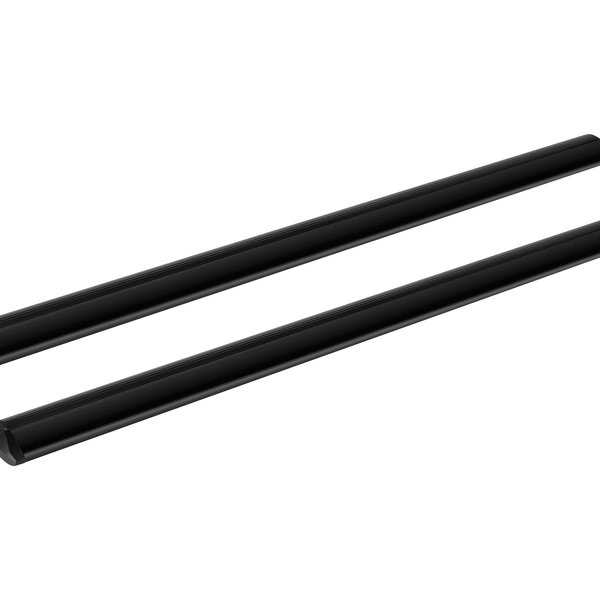 Дуги 1,1м ATLANT Black крыловидные, усиленная (2шт.) черные