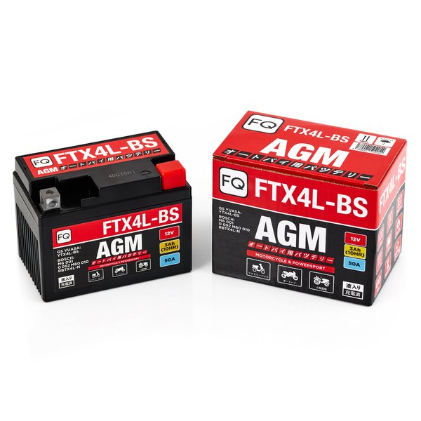Аккумулятор мото FQ FTX4L AGM 3A L