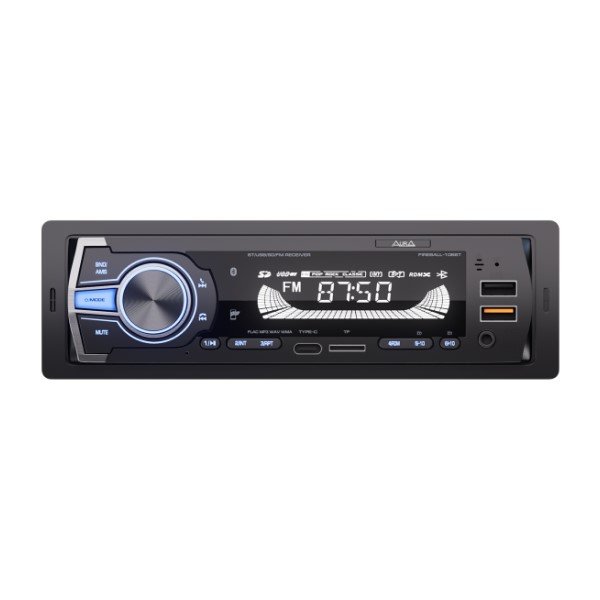 Автомагнитола AURA FIREBALL 106BT USB ресивер синяя подсветка