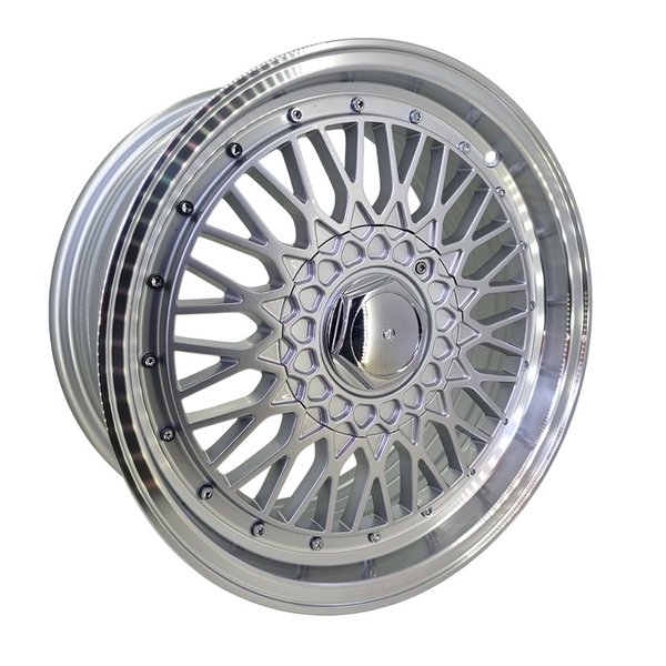 Диск литой 16*7 4*100/114,3 Et40 73,1 RS Silver machine BBS Flow Form