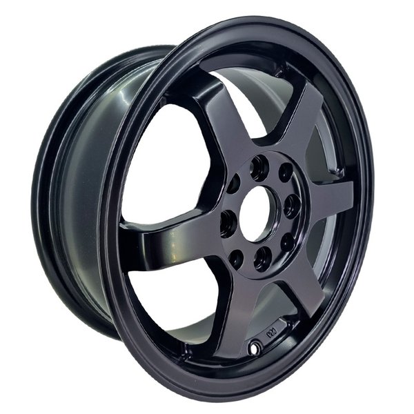 Диск литой 14*5,5 4*100/114,3 Et38 73,1 TE37 Gloss Black Rays