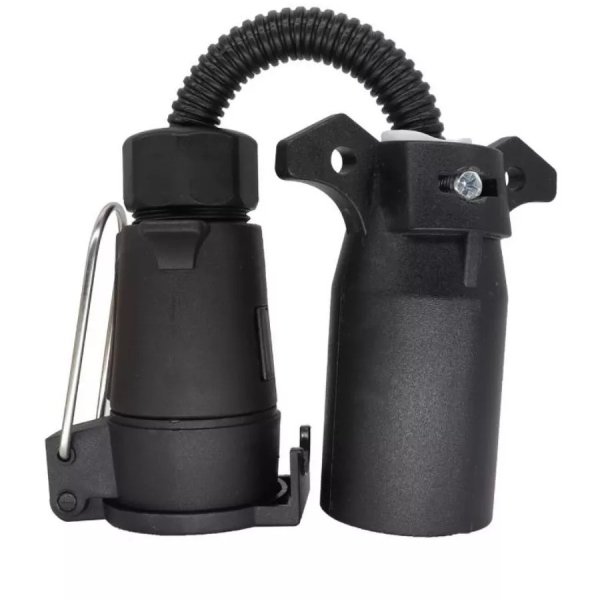 Адаптер с электр. модулем Америка(лепесток) - Европа 7pin