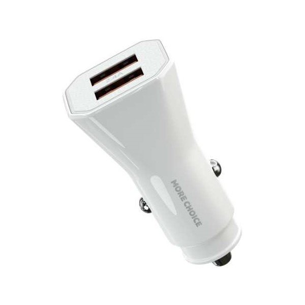 АЗУ 2USB 2.4A More choice AC24 (White)