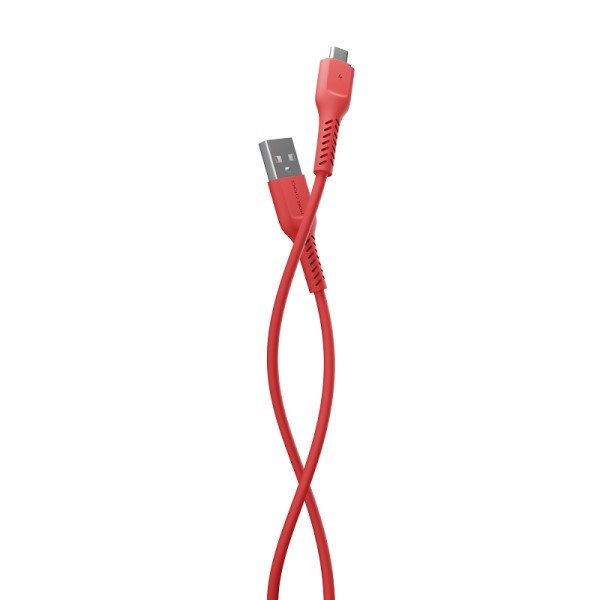 Дата-кабель USB 2.0А для micro USB More choice K16m TPE 1м (Red)