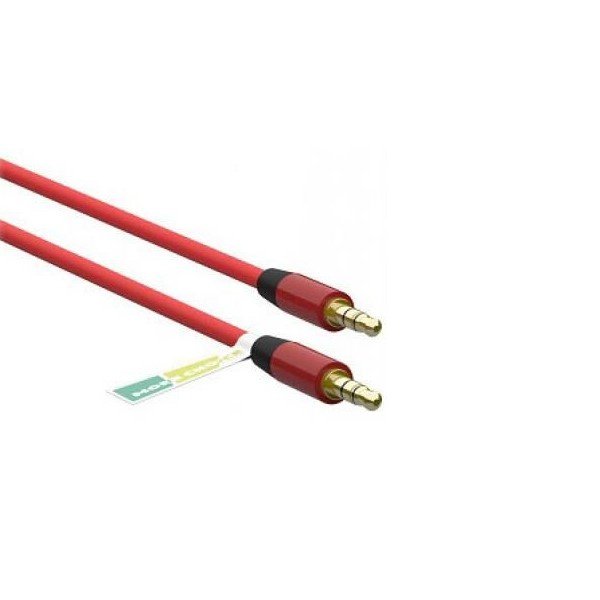 Аудиокабель AUX 3.5mm 1.2м More choice UK13 (Red)