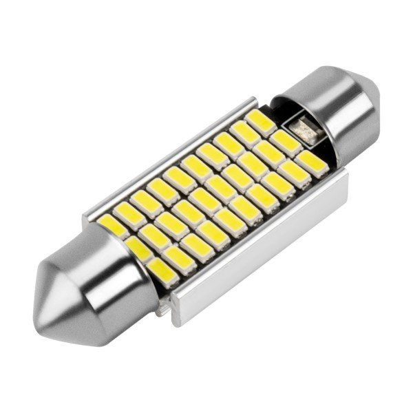 Лампа св/д T10 (W5W) 12V 30 SMD диодов 1-конт SKYWAY(CANBUS) белая (поштучно)