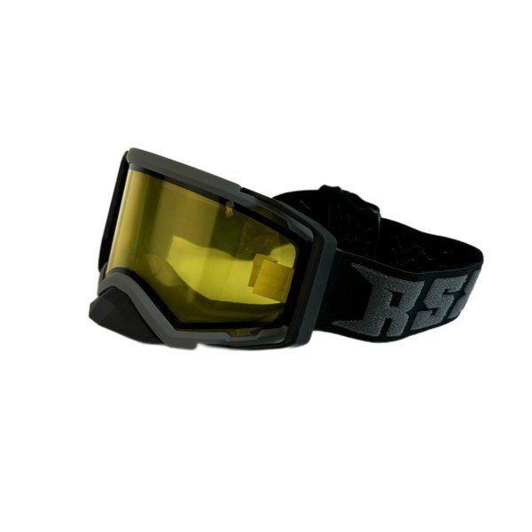 Очки с аутригерами RSX Blizzard Winter серый/черный/черный двойная желтая линза