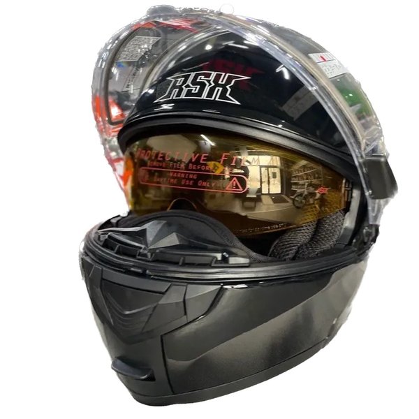 Шлем RSX Spark (HS-159) Winter черный XL (Очки желтые)
