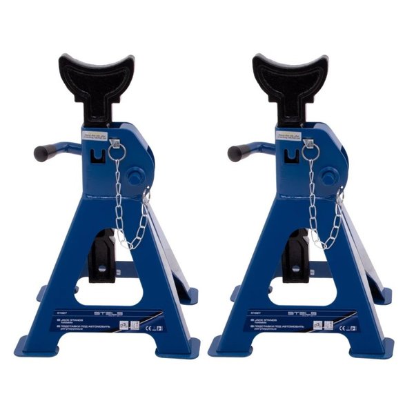 Подставки под автомобиль регулируемые 3 т h подъема 295-425мм Stels