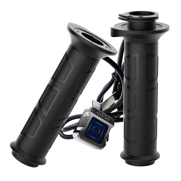 Подогрев ручек, HG-307M, Для Мотоциклов, D-22мм, L143*36mm/R127*36mm, черный