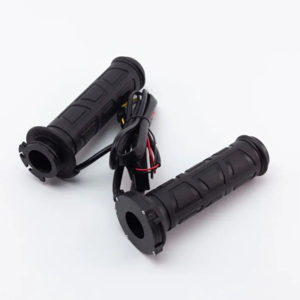 Подогрев ручек, HG-302M, Для Мотоциклов, D-22мм, L143*36mm/R127*36mm, черный