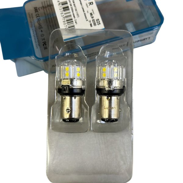 Лампа св/д P21/5W 12-24V-LED (BAY15d) Lumen Atom R (белый свет)