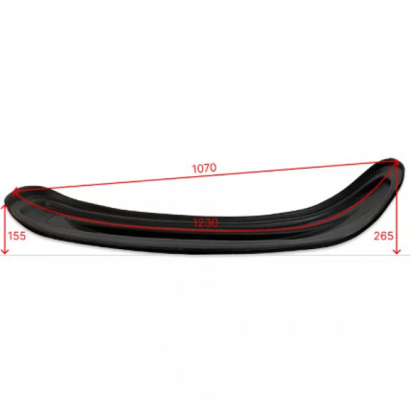 Накладка на лыжу №7 Polaris LX, WT 1200x270x6 CPLT