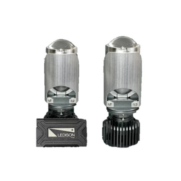 Линза автомобильная светодиодная Ledison ML-Pro H4 (70W, 7000Lm, 5000K) 2шт