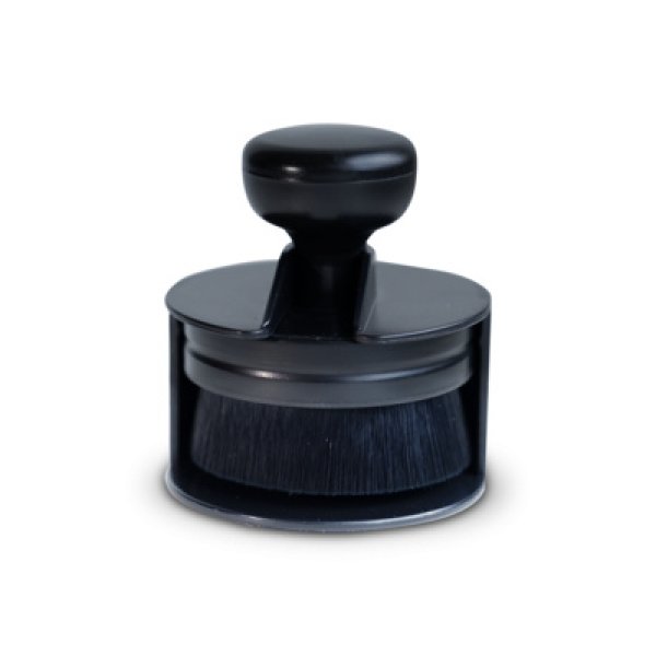 Щетка для чернения шин круглая с искусственным ворсом в боксе Vortex Smart Open