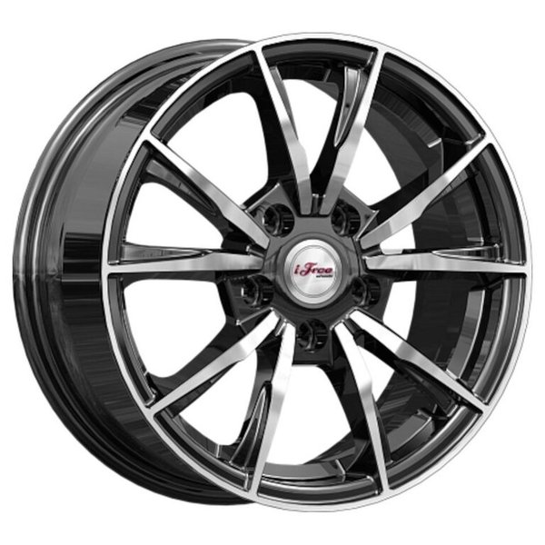 Диск литой 15*6,5 5*112 Et43 57,1 Сион Блэк Джек КС1055-03 iFree 