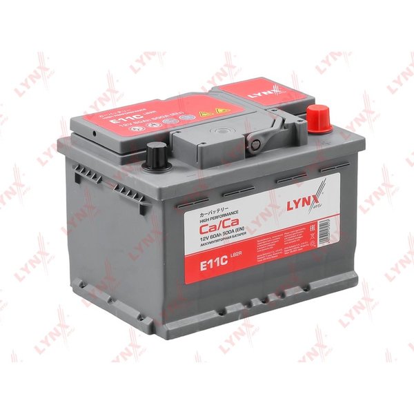 Аккумулятор LYNXauto 60 А/ч LB