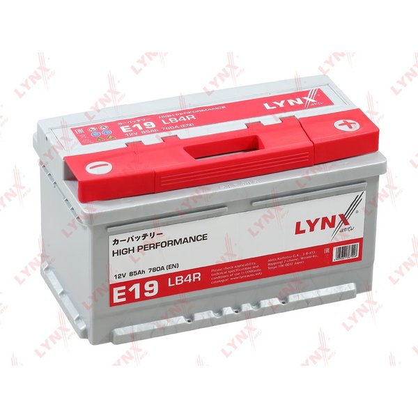Аккумулятор LYNXauto 85 А/ч LR