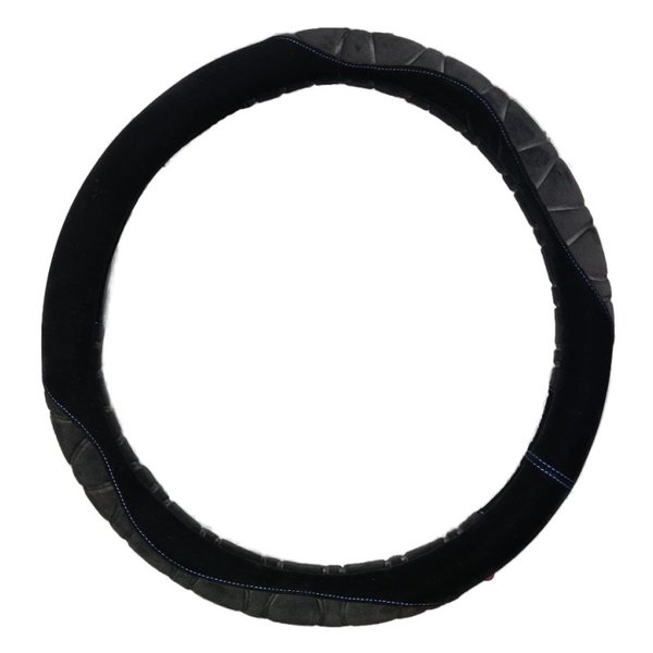 Оплетка М велюр черная со вставкой Солист