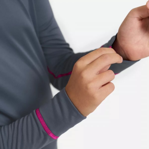 Термобелье для девочек Finntrail Dino 6101 DarkGreyPink (134-140)