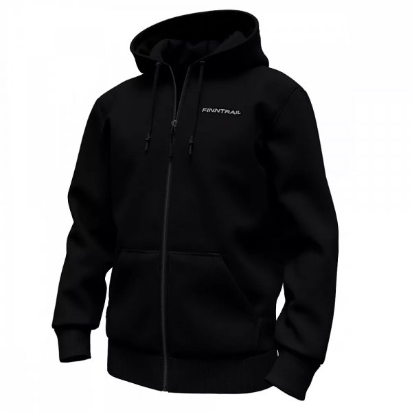 Толстовка Finntrail Logo Zip 6825 Black (XXL)