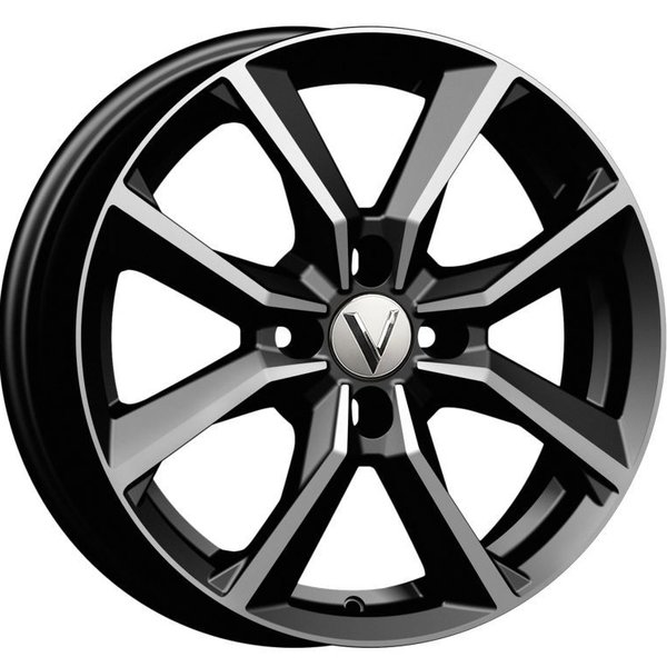 Диск литой 15*6 4*114.3 Et40 66.1 B283 Алмаз черный Вектор