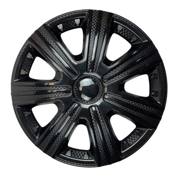 Колпак колеса DTM черный глянец R-13 Комплект