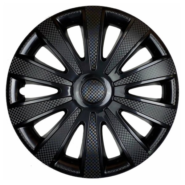 Колпак колеса Карат черный глянец R-13 Комплект