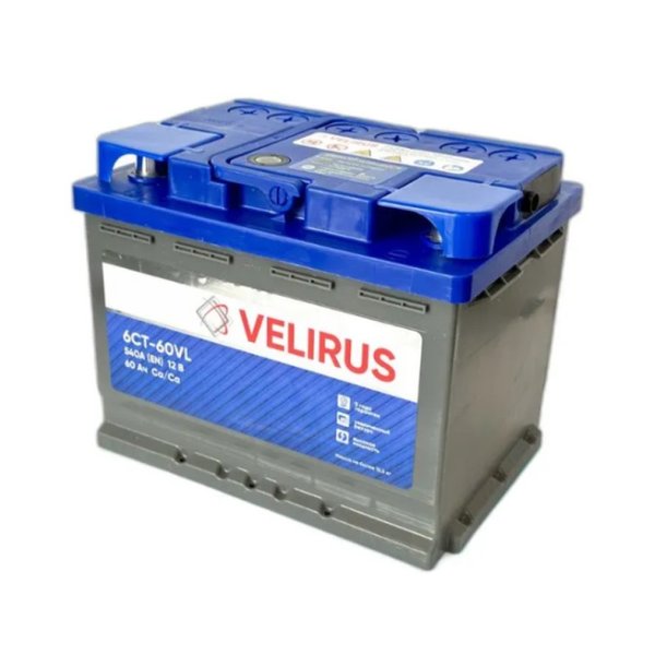 Аккумулятор VELIRUS 60 А/ч R