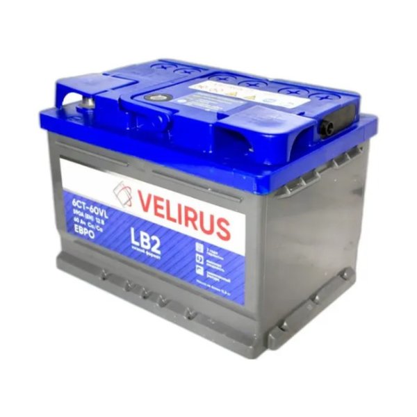 Аккумулятор VELIRUS 60 А/ч L
