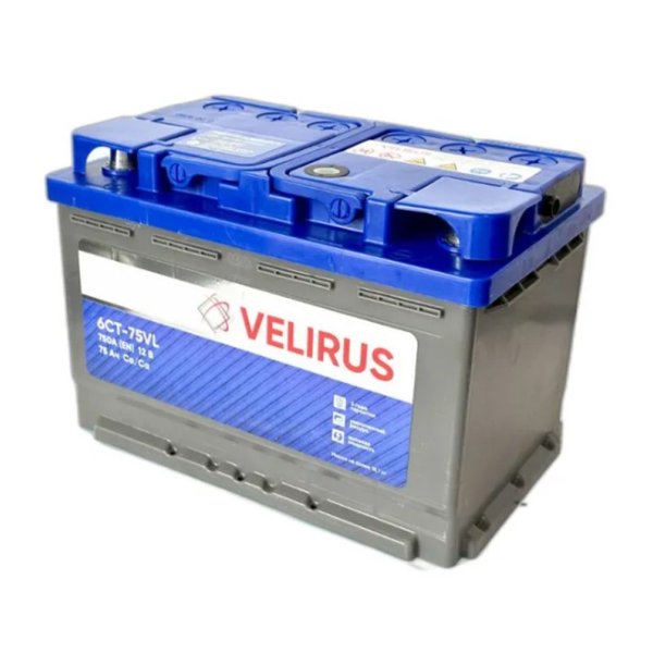 Аккумулятор VELIRUS 75 А/ч R