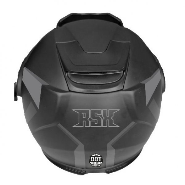 Шлем модуляр RSX Severus (HS310) черно-серый матовый (59-60 см) L