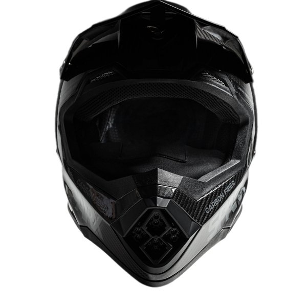 Шлем эндуро карбоновый SPARX Nix Carbon 3K (YK780) черно-серый L