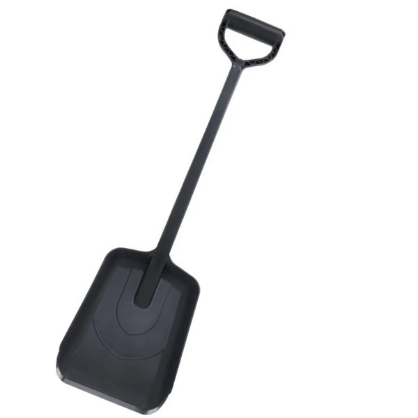 Лопата автомобильная цельнолитая из полипропилена с металлическим кантом ELEMENT