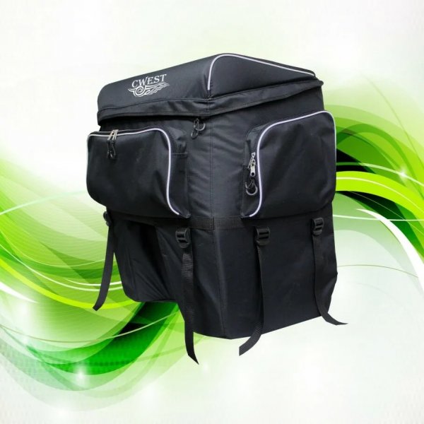 Кофр снегохода Stels Викинг премиум черный Motopulse