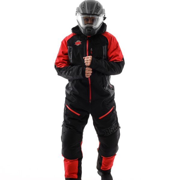 Комбинезон снегоходный RSX SIBEAR (черно-красный, M)