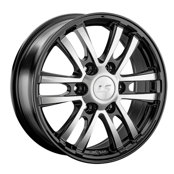 Диск литой 17*7 6*139,7 Et38 67,1 LS1287 BKF LS